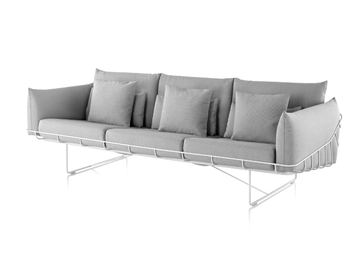 WIREFRAME - 3 seater fabric sofa by Herman Miller - view 3